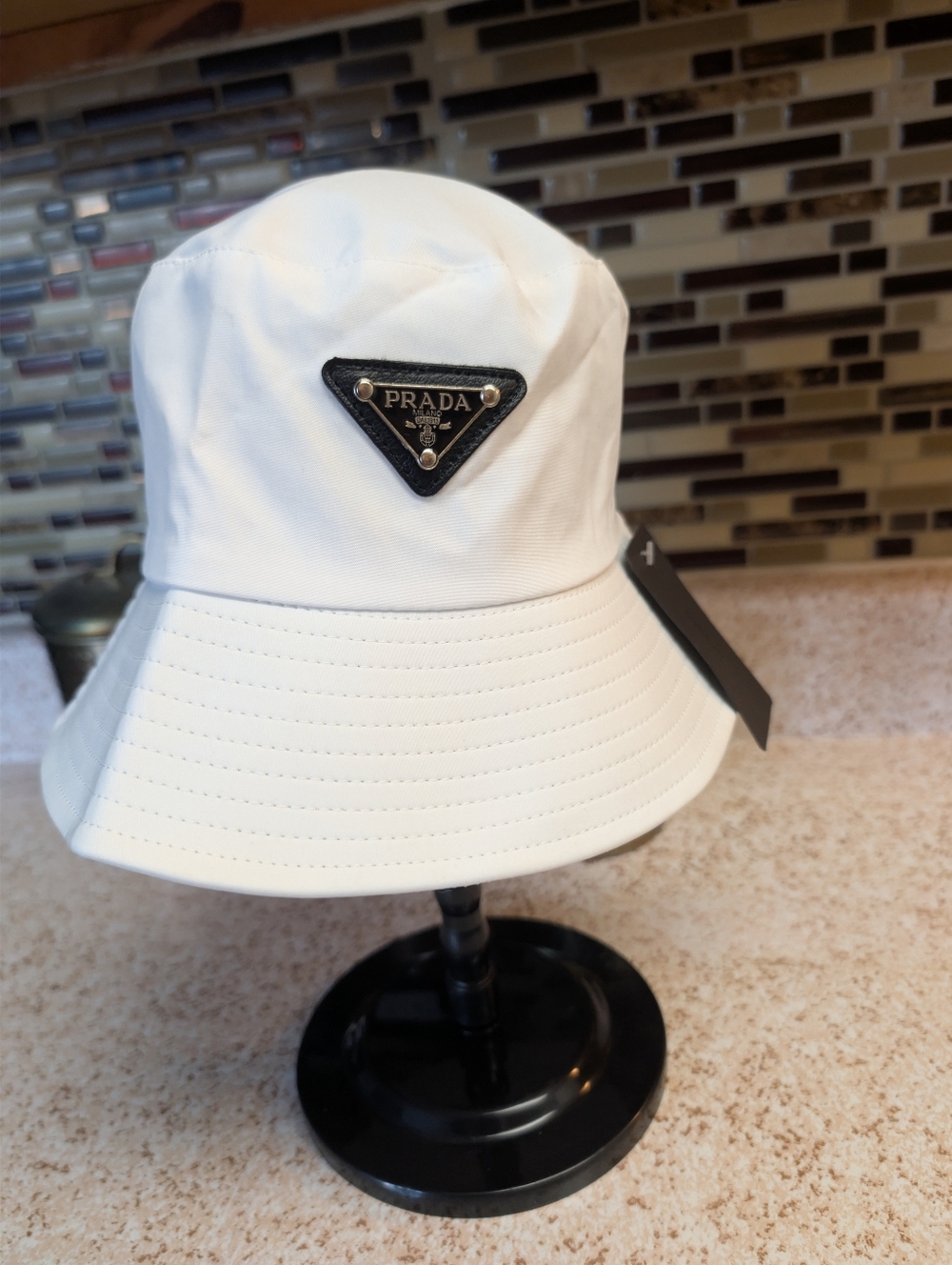 Womens Wide Brimmed Bucket Hat